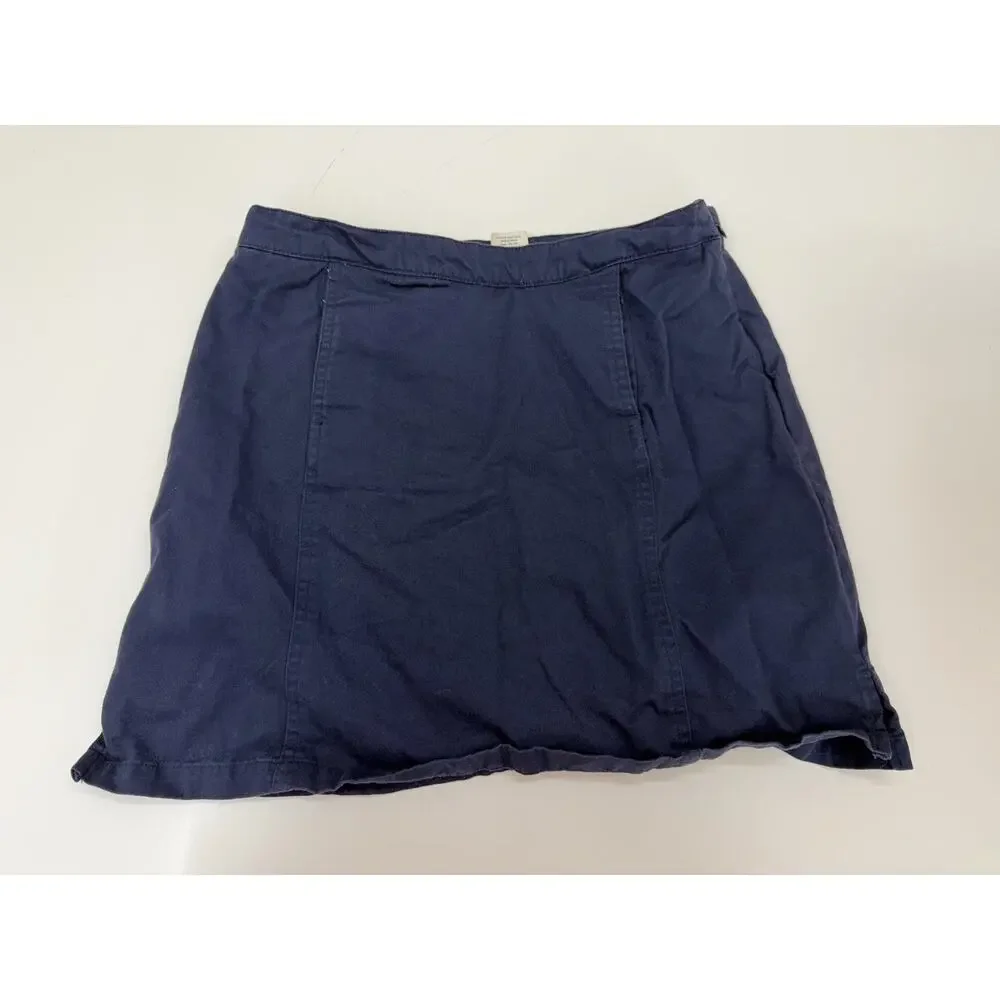 Old Navy Childrens Girls Skort Size 16 Navy Blue School Uniform
